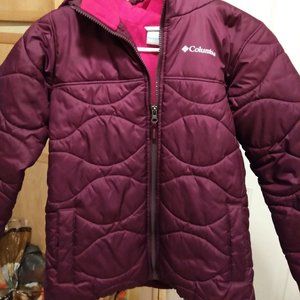 HP!!!! COLUMBIA PURPLE PUFFER FOR GIRLS..... EUC